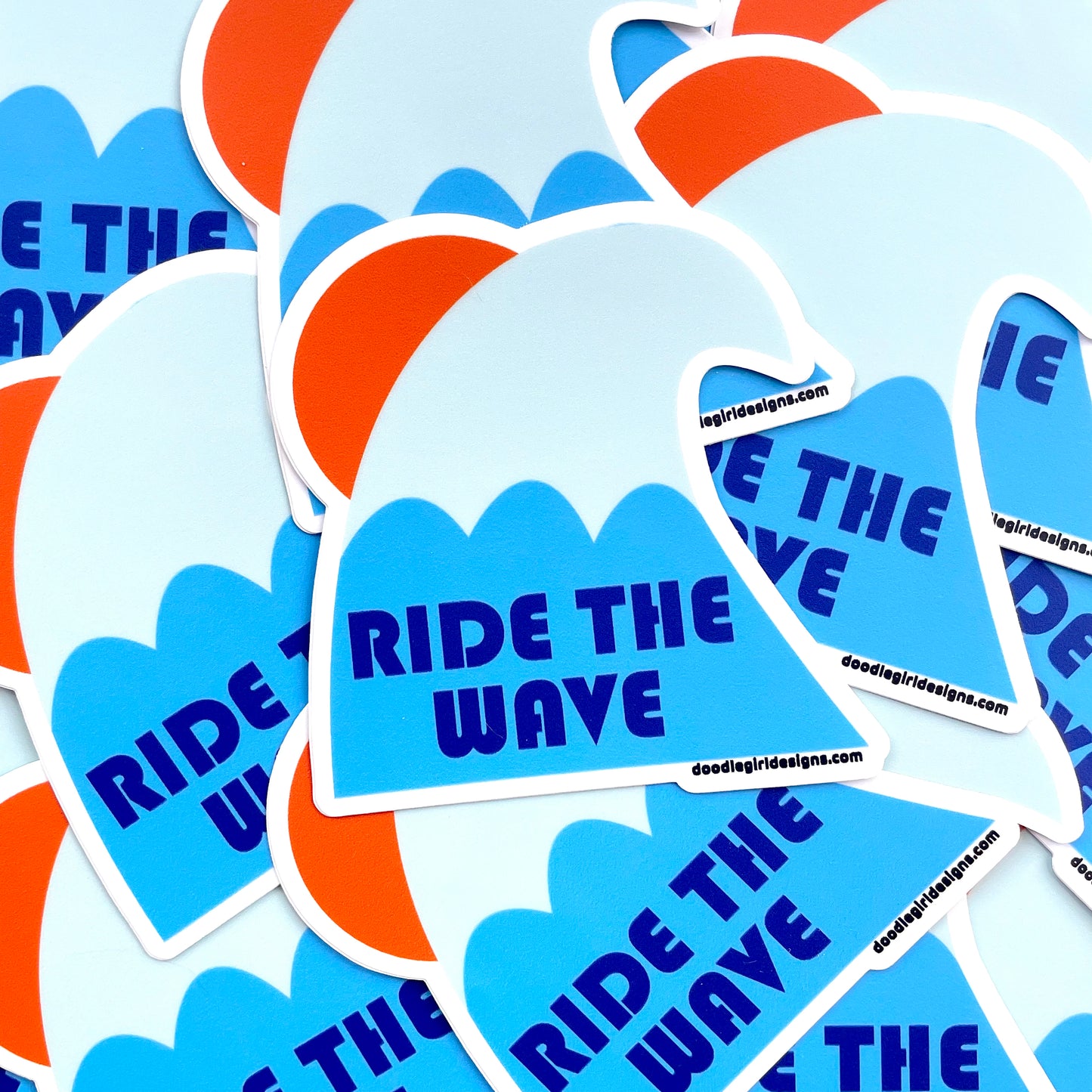 RIDE THE WAVE STICKER