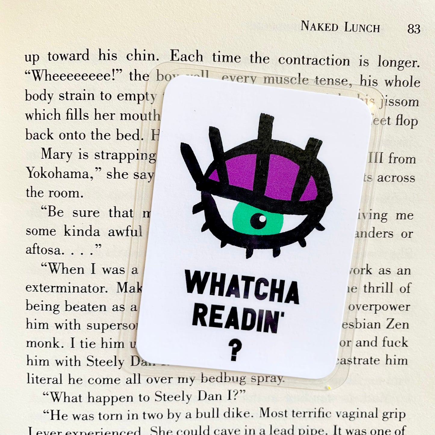 WHATCHA READIN BOOKMARK