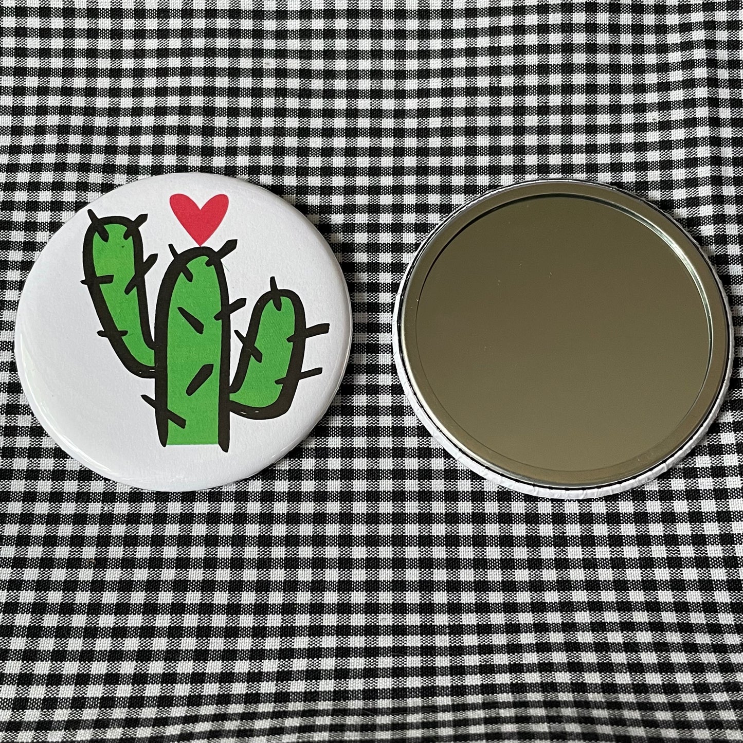 CACTUS LOVE PIN / MAGNET / MIRROR 2.25”