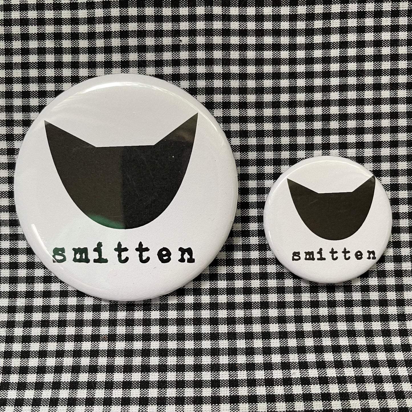 SMITTEN PIN / MAGNET / MIRROR  2.25”