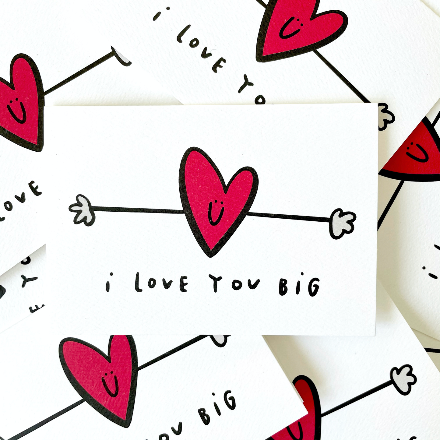 I LOVE YOU BIG CARD