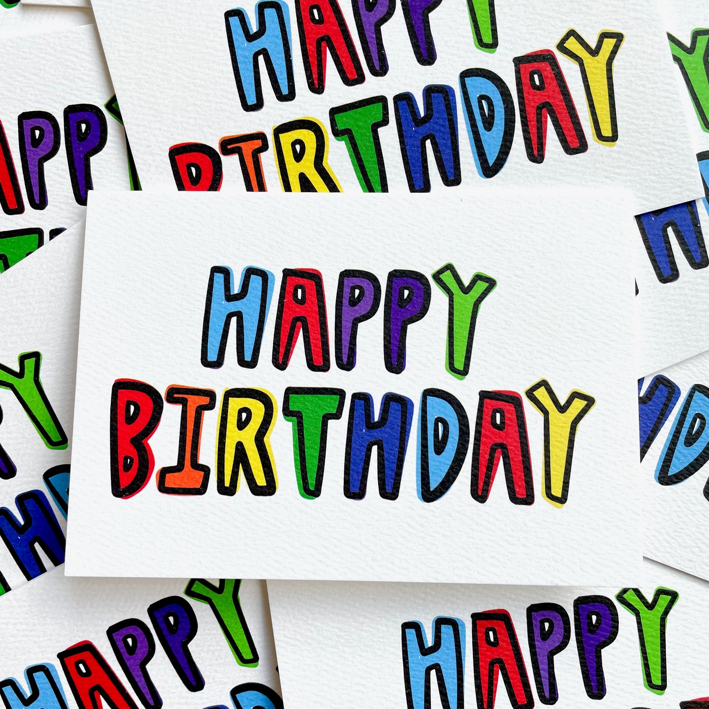 HAPPY BIRTHDAY ALPHABET CARD