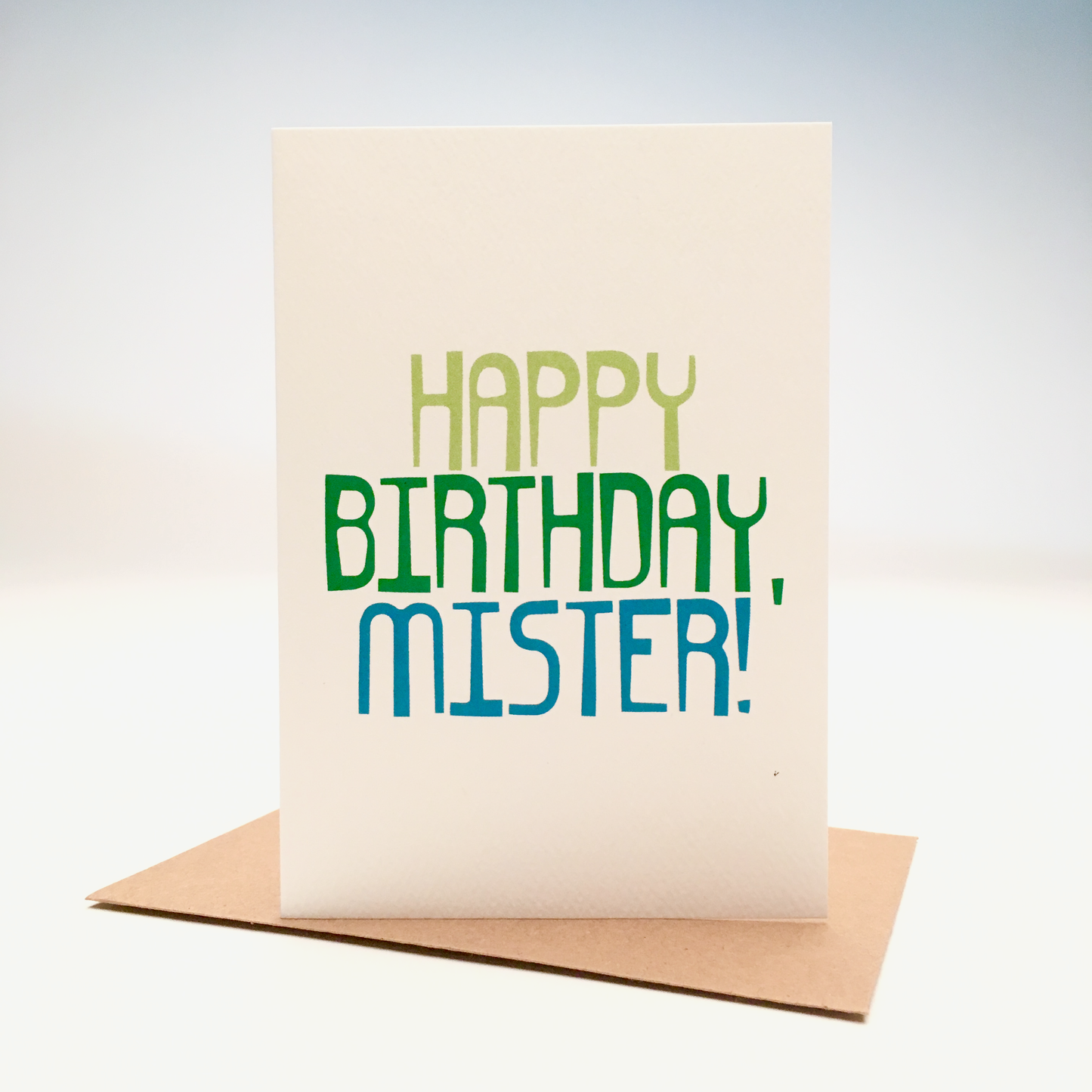 HAPPY BIRTHDAY MISTER CARD