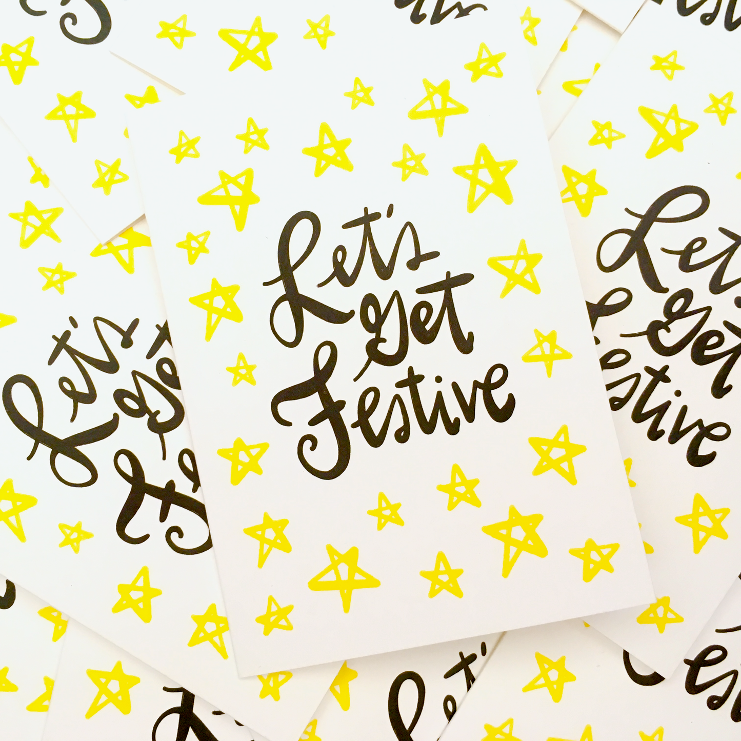 LET'S GET FESTIVE CARD