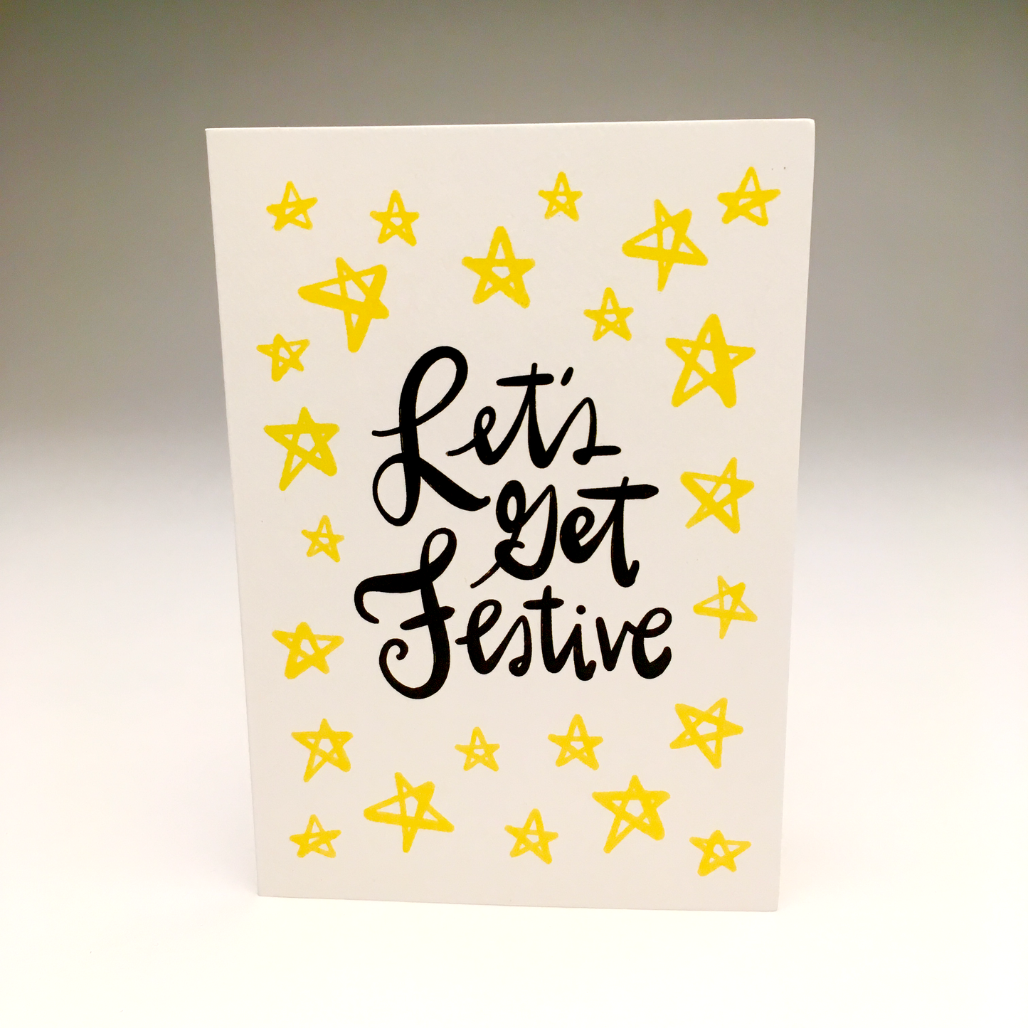 LET'S GET FESTIVE CARD