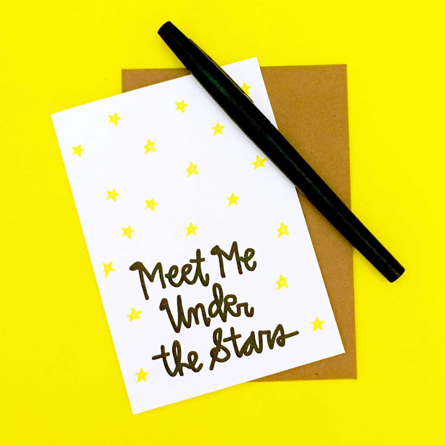MEET ME UNDER THE STARS CARD