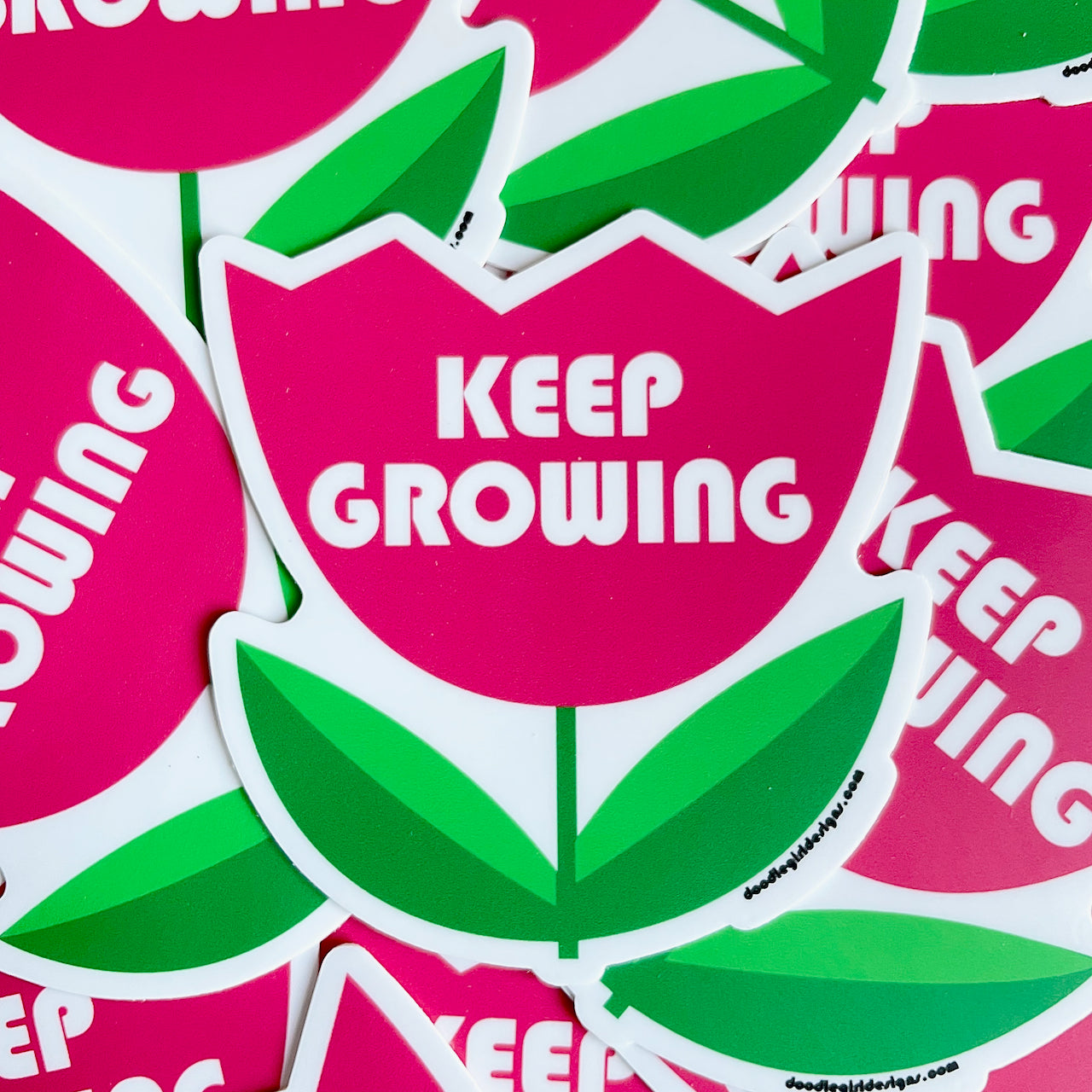 KEEP GROWING STICKER