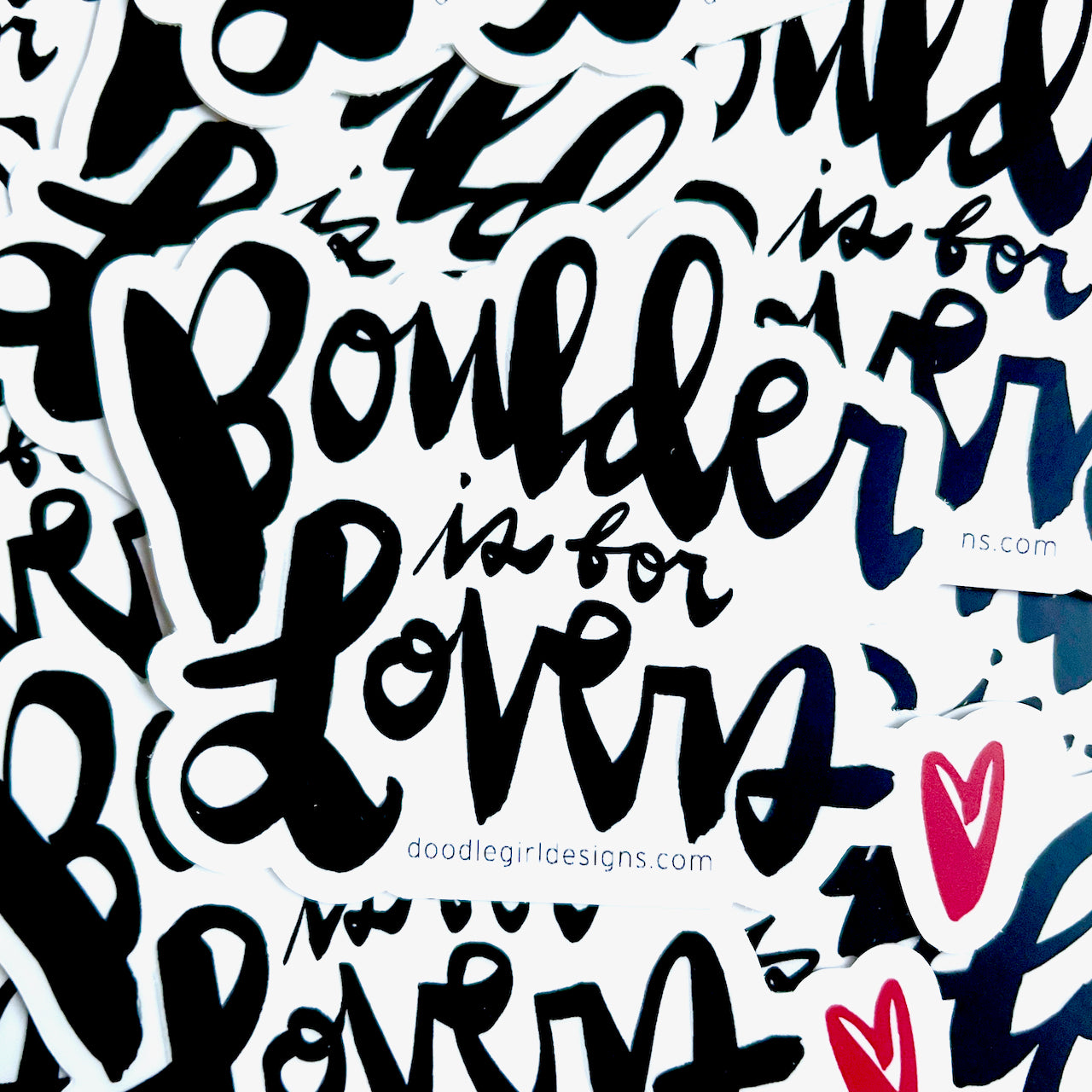 BOULDER IS FOR LOVERS STICKER