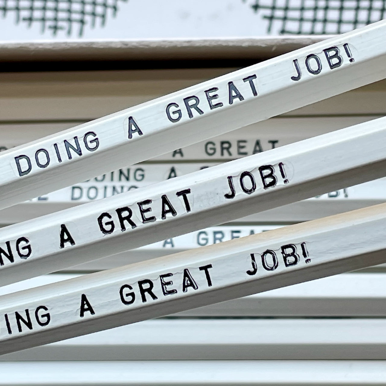 LESS THAN PERFECT PENCILS - YOU'RE DOING A GREAT JOB PENCIL SET