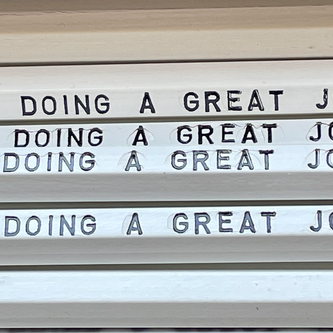 LESS THAN PERFECT PENCILS - YOU'RE DOING A GREAT JOB PENCIL SET