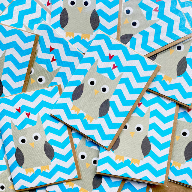 LESS THAN PERFECT CARDS - SLIGHTLY ASKEW OWL