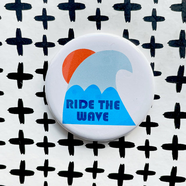 RIDE THE WAVE POCKET MIRROR