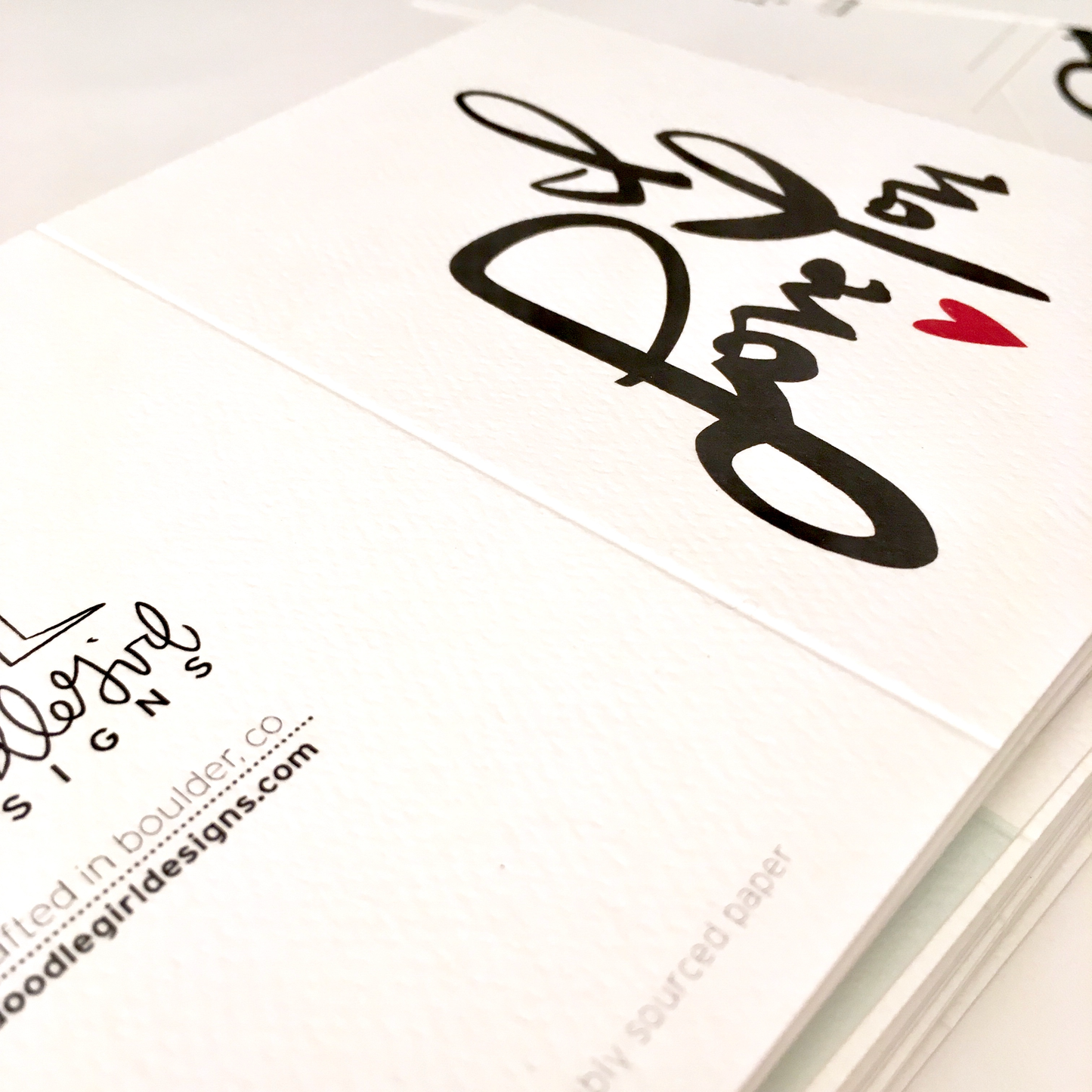 I LOVE YOU CURSIVE CARD