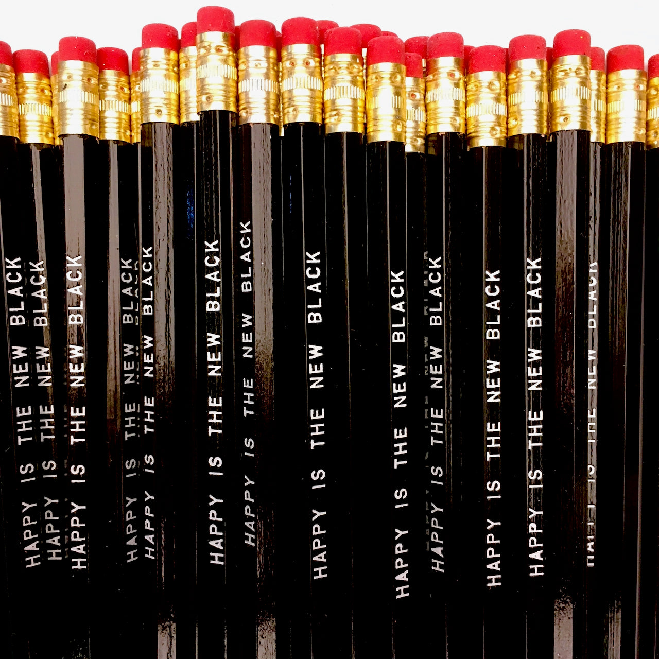 HAPPY IS THE NEW BLACK PENCIL SET