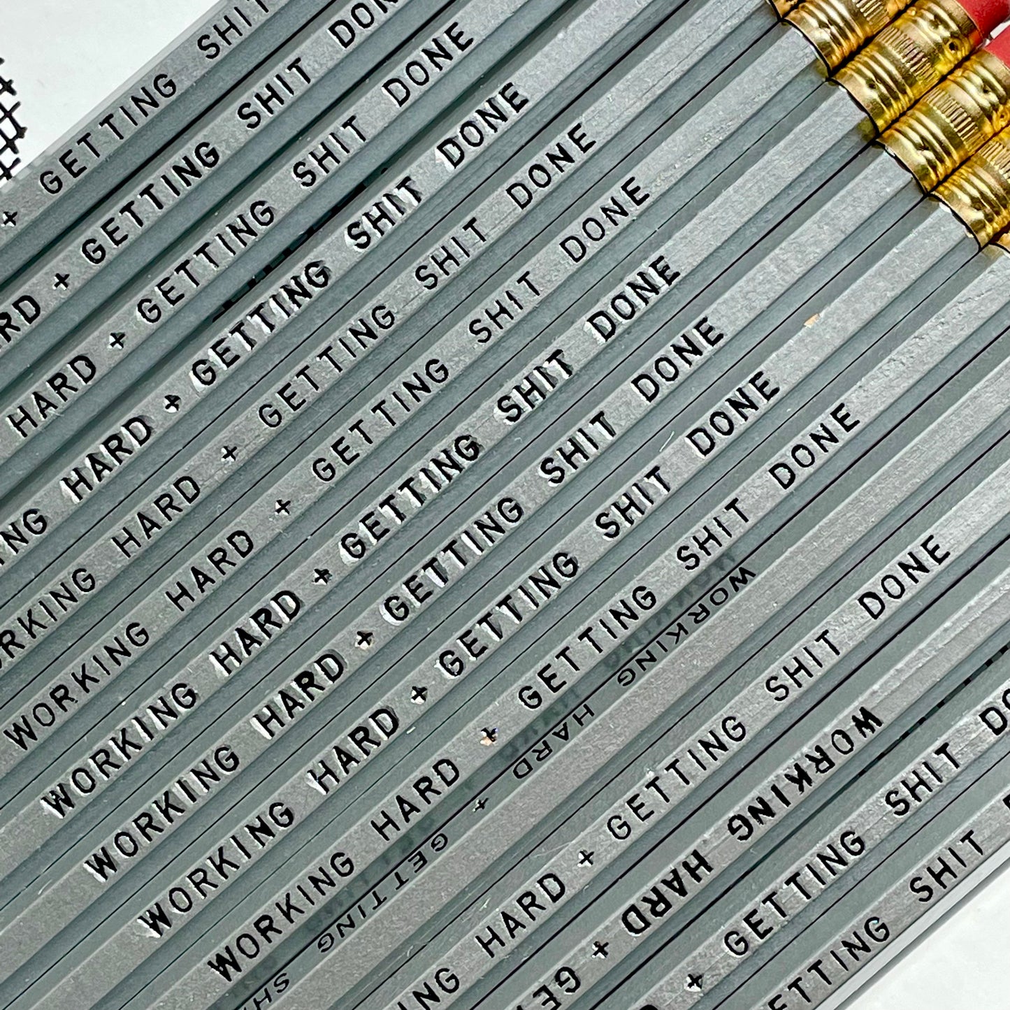 LESS THAN PERFECT PENCILS - WORKING HARD PENCIL SET