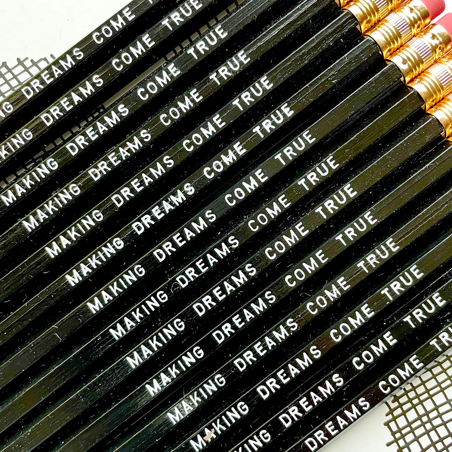 LESS THAN PERFECT PENCILS - MAKING DREAMS COME TRUE PENCIL SET