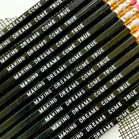 LESS THAN PERFECT PENCILS - MAKING DREAMS COME TRUE PENCIL SET