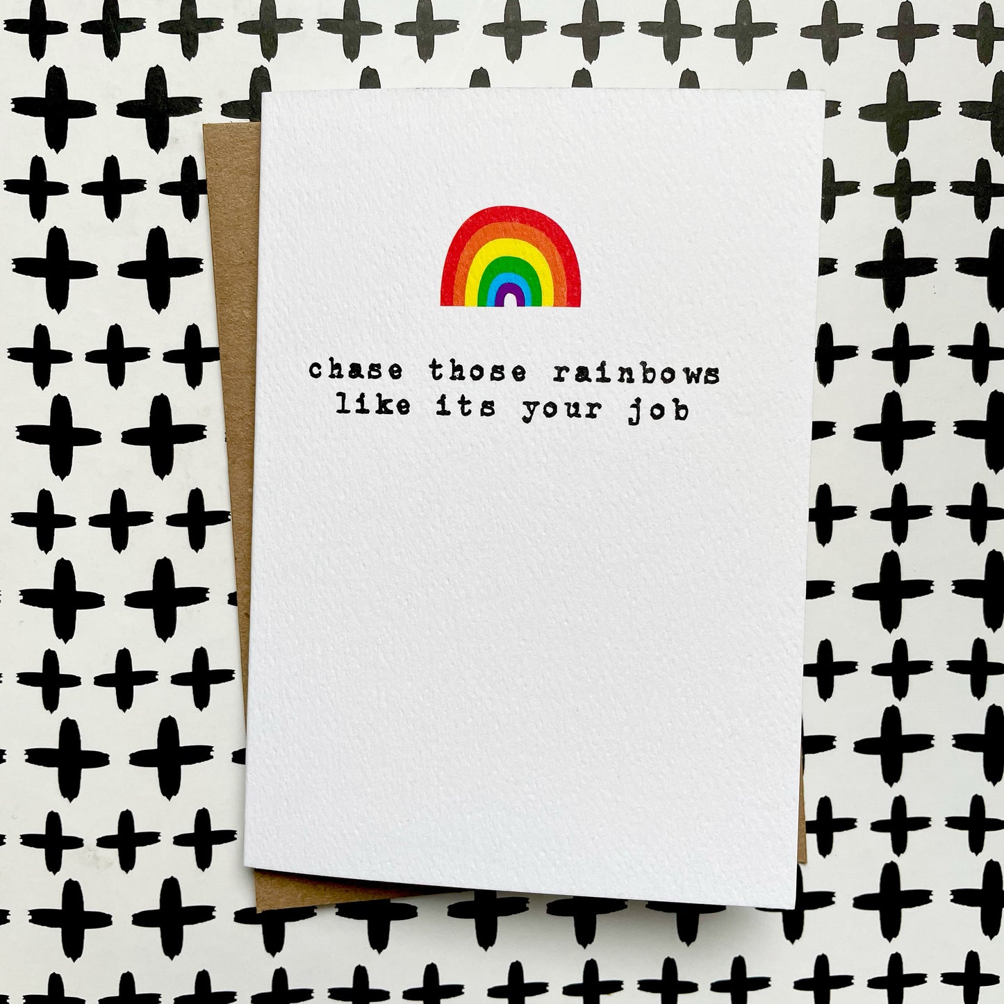 CHASE THOSE RAINBOWS CARD