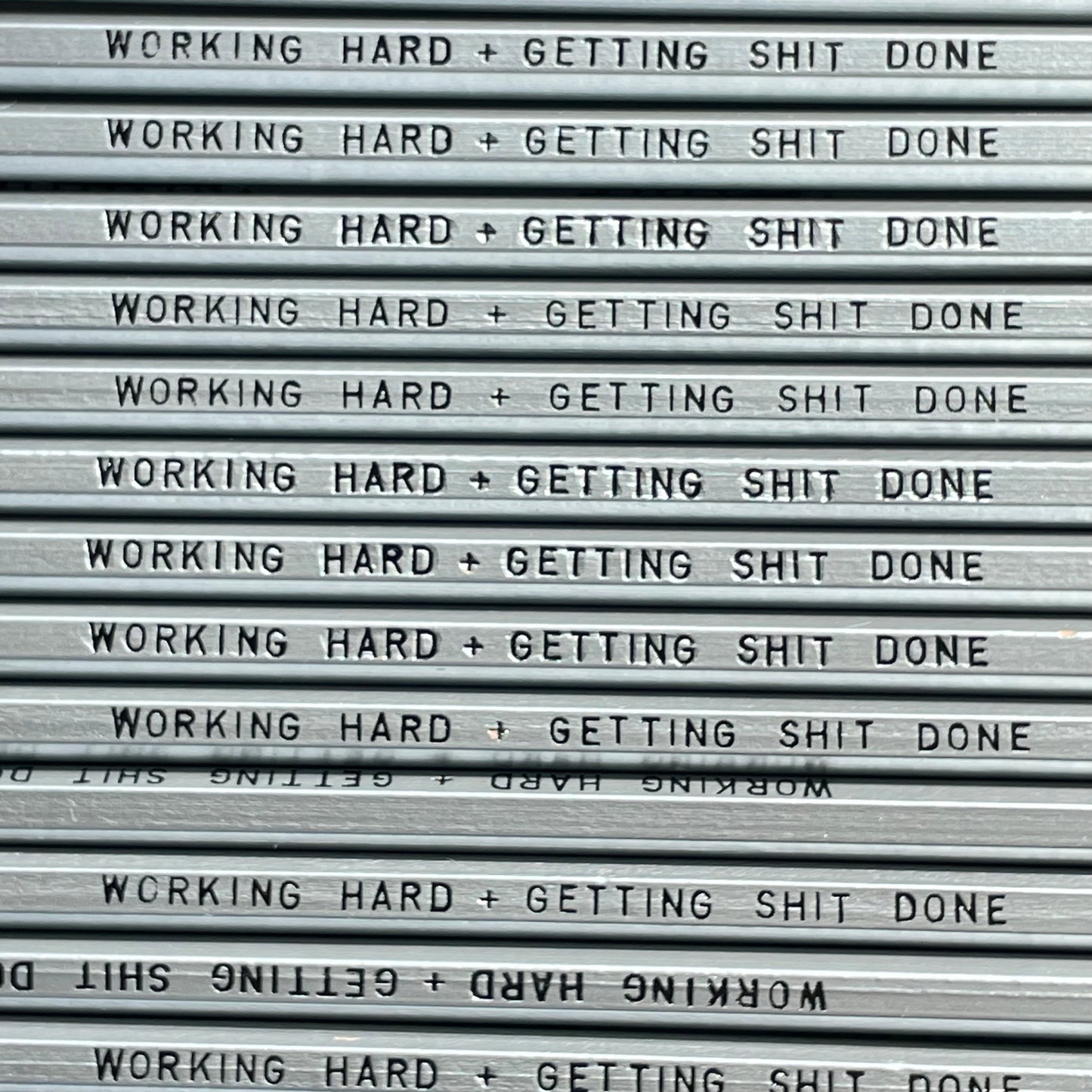 LESS THAN PERFECT PENCILS - WORKING HARD PENCIL SET