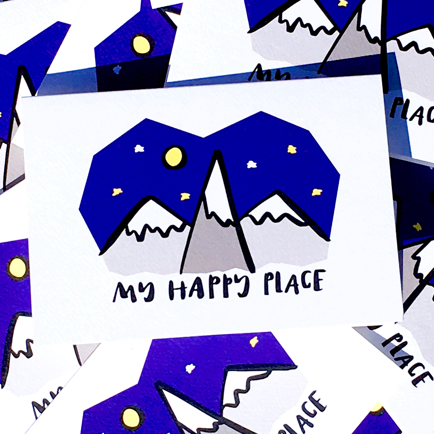 MOUNTAIN HAPPY PLACE CARD