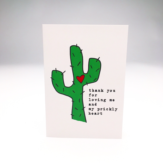 PRICKLY HEART CARD