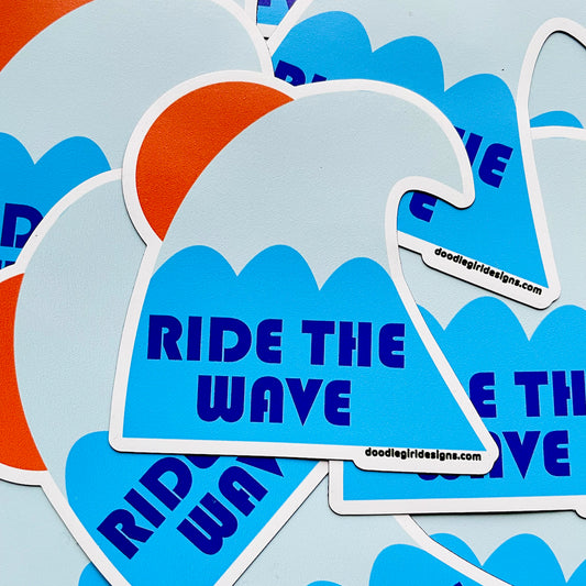 RIDE THE WAVE MAGNET