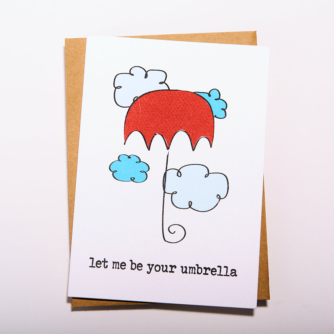 LET ME BE YOUR UMBRELLA CARD
