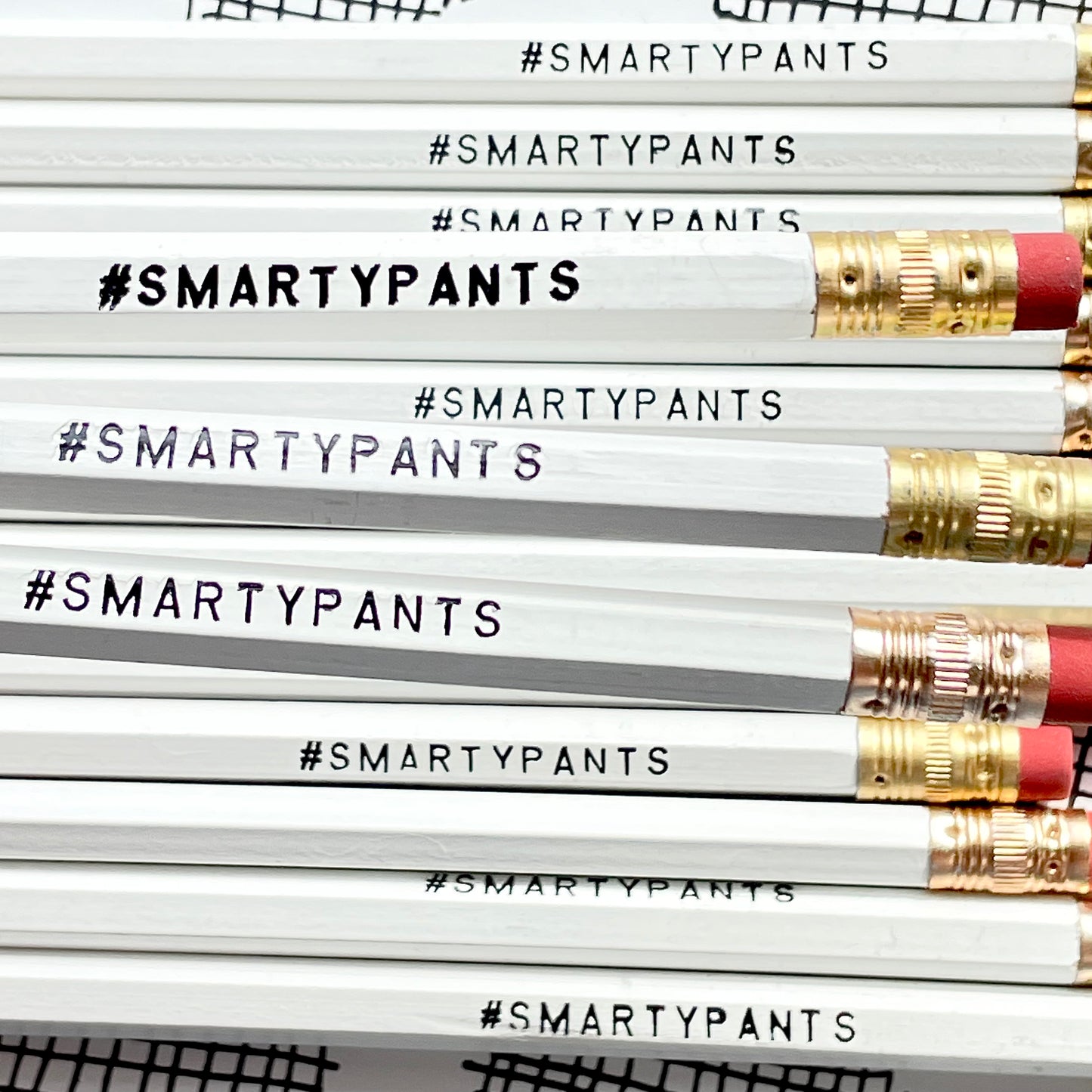 LESS THAN PERFECT PENCILS - #SMARTYPANTS PENCIL SET
