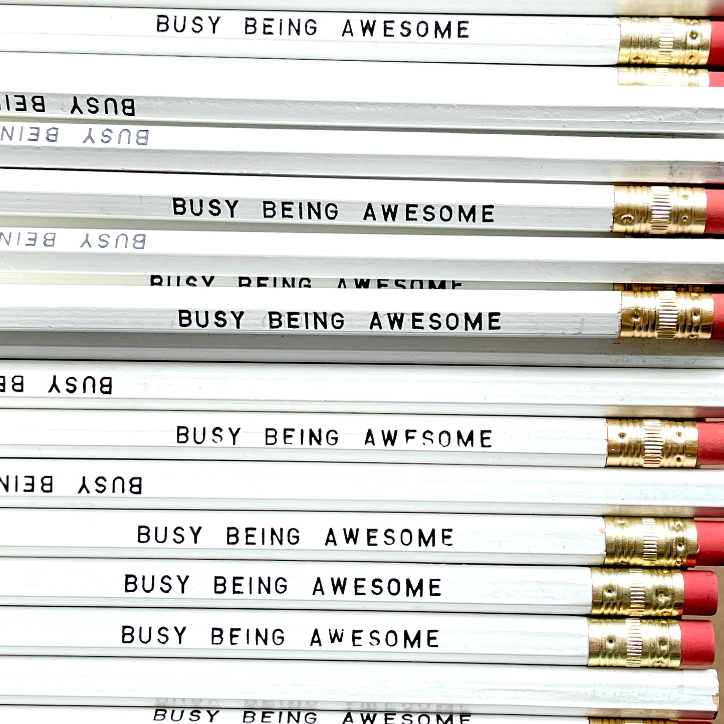 LESS THAN PERFECT PENCILS - BUSY BEING AWESOME PENCIL SET