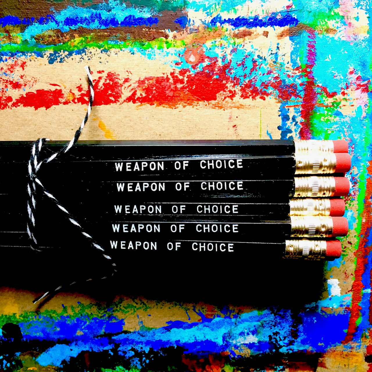 WEAPON OF CHOICE PENCIL SET